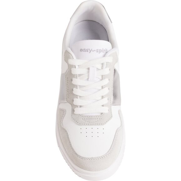 NEW Easy Spirit Merci Sneakers For Women  White/Silver  362sn - Picture 3 of 6